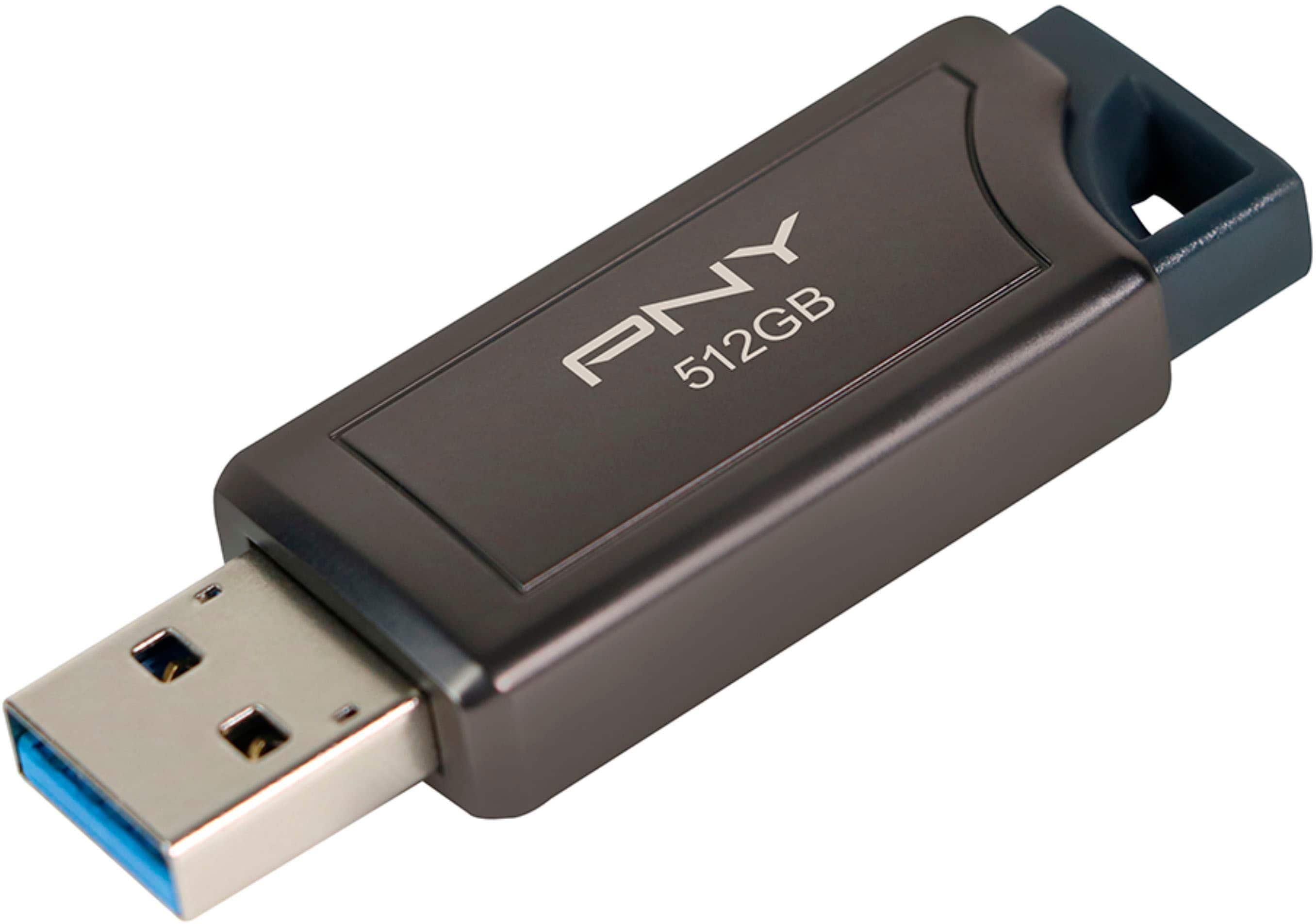 PNY PRO Elite V2 512GB USB 3.2 Gen 2 Flash Drive Black P-FD512PROV2-GE ...