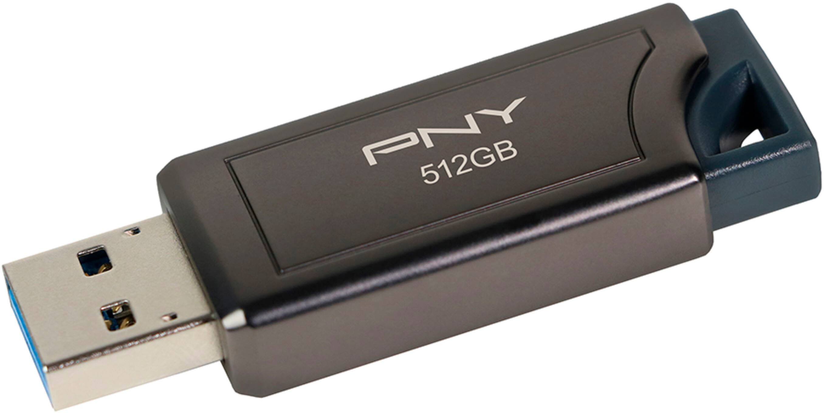 Alt View 13. PNY - PRO Elite V2 512GB USB 3.2 Gen 2 Flash Drive - Black.