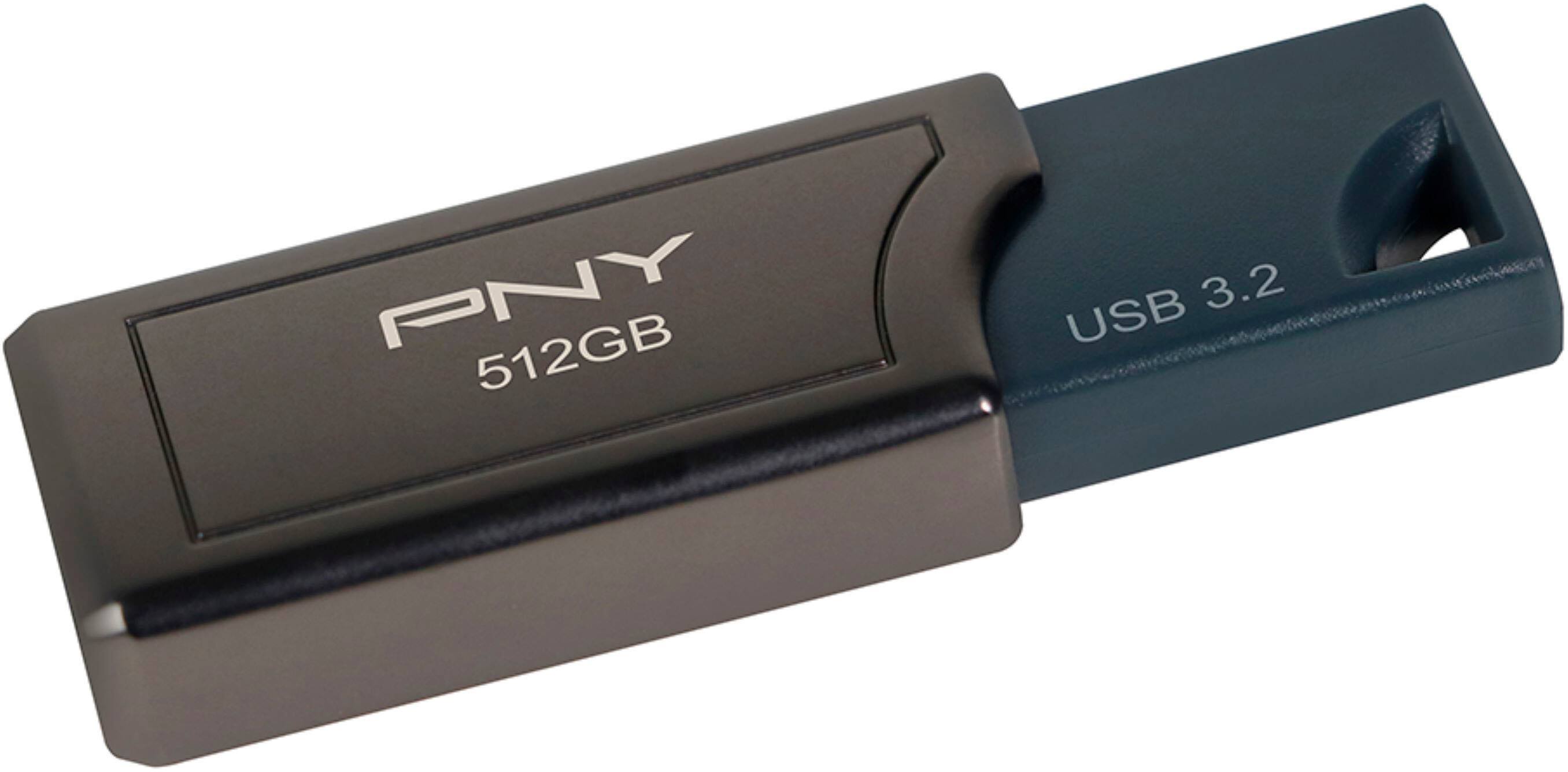 Alt View 14. PNY - PRO Elite V2 512GB USB 3.2 Gen 2 Flash Drive - Black.