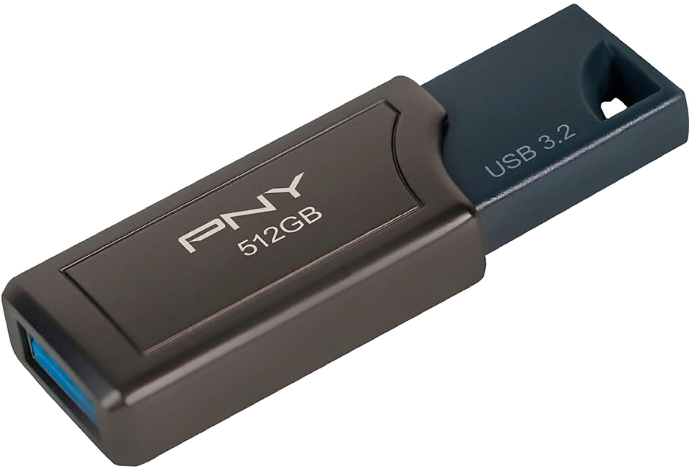 Alt View 15. PNY - PRO Elite V2 512GB USB 3.2 Gen 2 Flash Drive - Black.