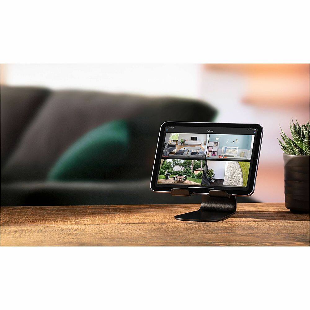 Alt View 27. Eve - Eve Outdoor Cam - Secure floodlight camera with Apple HomeKit Secure Video technology - White.