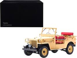 Toyota Land Cruiser BJ RHD (Right Hand Drive) 1/18 Diecast Model Car by Kyosho - Beige