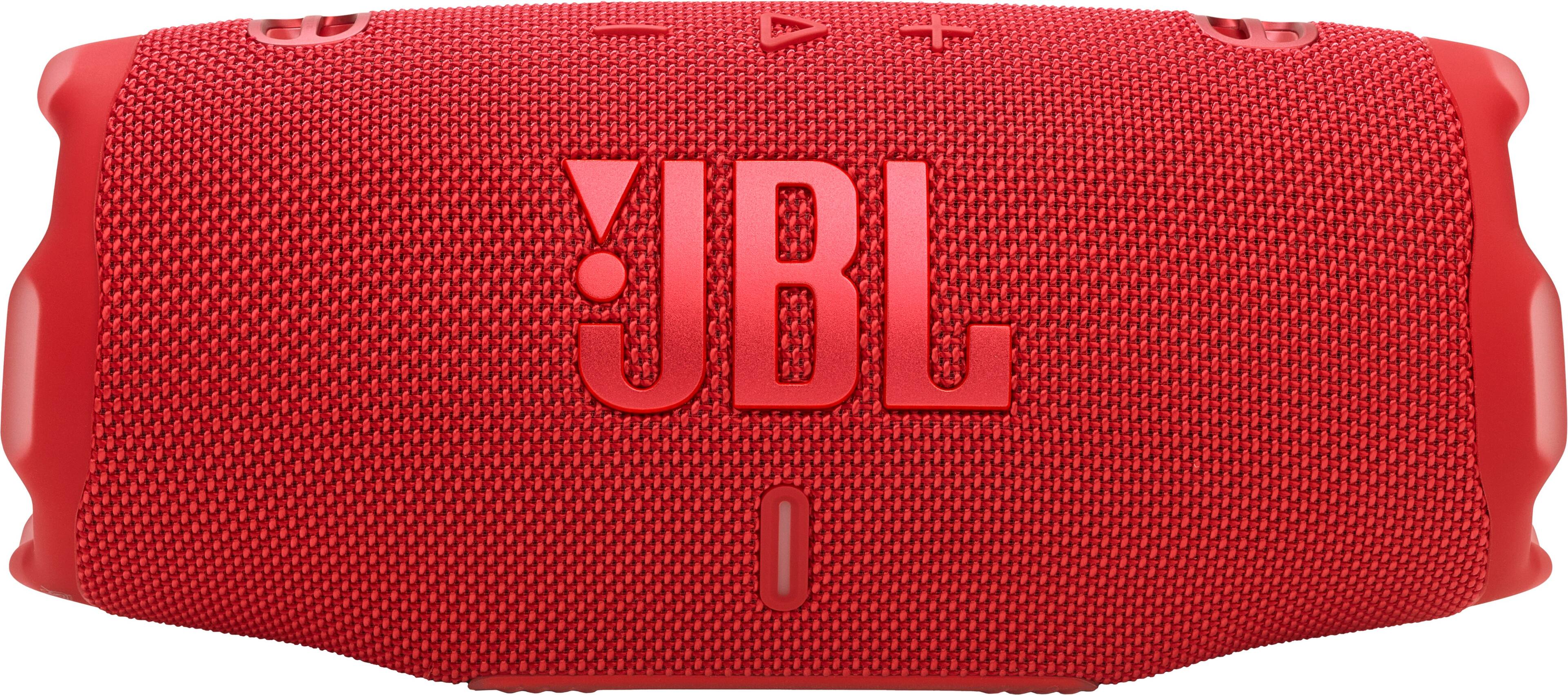 Left. JBL - Charge 6 Portable Wireless Speaker - 2025 - Red.
