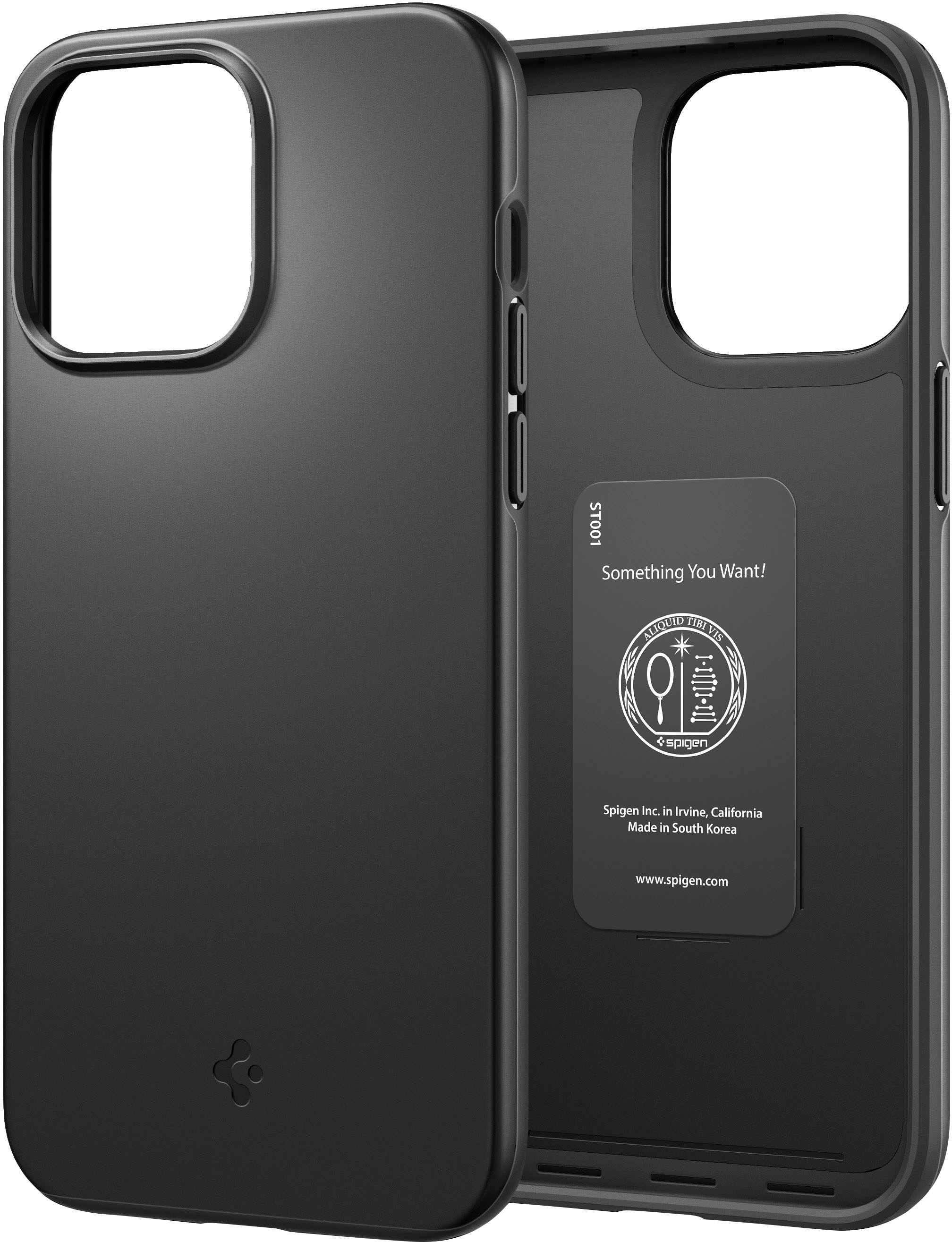 ContiMarket. Funda Spigen Thin Fit Para Iphone 14 Pro - Negro