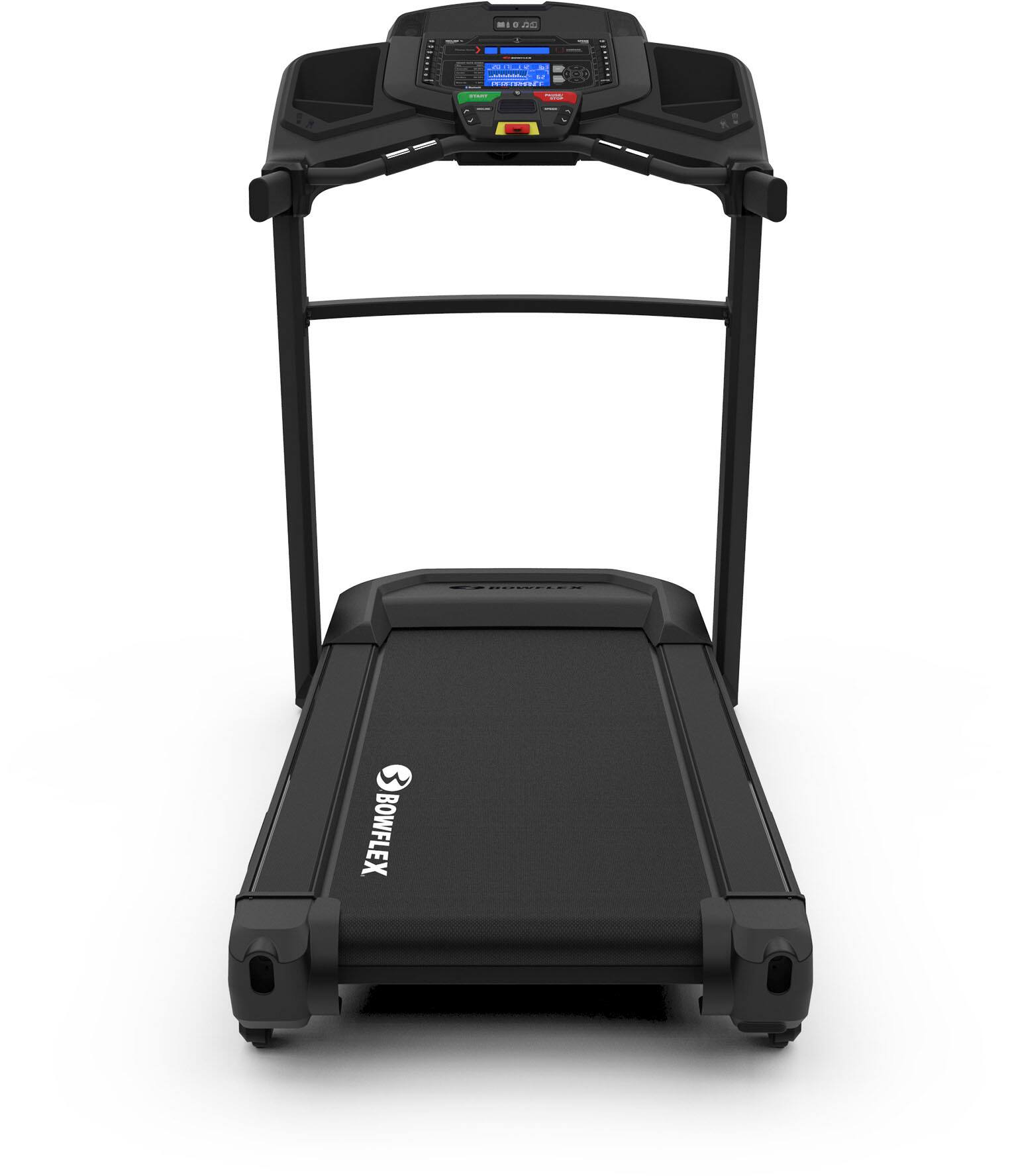 Angle. BXT8J Treadmill - Black.