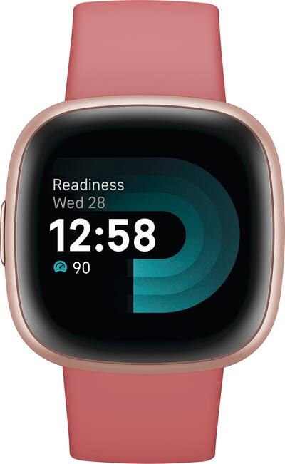 Google Fitbit Versa 4 Fitness Smartwatch Copper Rose (2022 Google Fitbit Versa 4 Fitness Smartwatch Copper Rose (2022