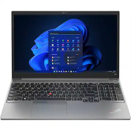 Front. Lenovo - ThinkPad E15 Gen 4 15.6" Notebook - AMD Ryzen 5 5625U - 8GB Memory - 256GB SSD - Gray.