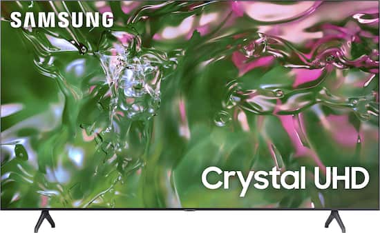 Front. Samsung - 75" Class TU690T Crystal UHD 4K Smart Tizen TV - Titan Gray.