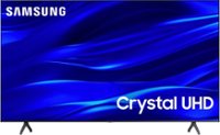 Front. Samsung - 43" Class TU690T Crystal UHD 4K Smart Tizen TV - Titan Gray.