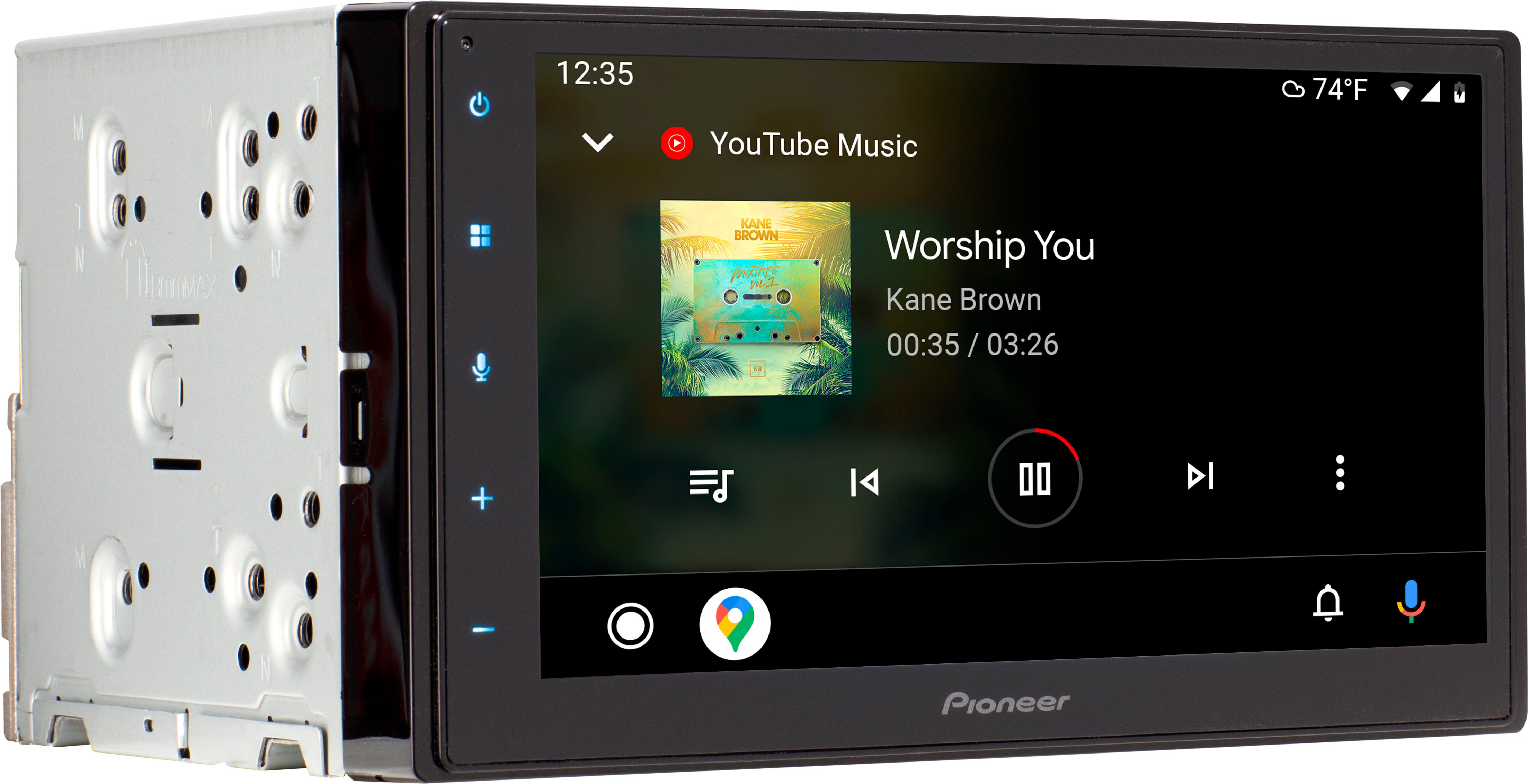  Pioneer DMH-W2770NEX Receptor multimedia digital con Apple  CarPlay inalámbrico y Android Auto, pantalla táctil capacitiva de 6.8,  doble DIN, Bluetooth y WiFi integrados,  Alexa a través de la  aplicación 