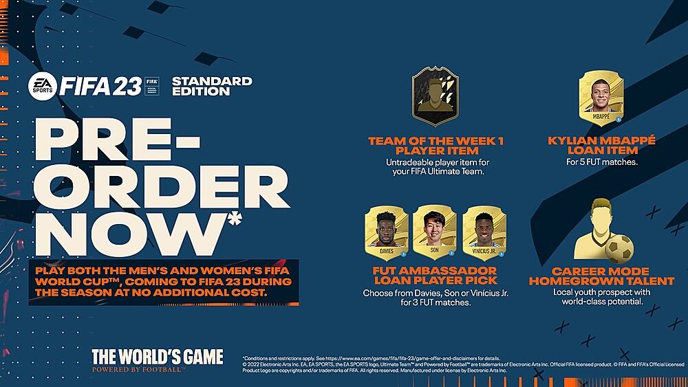 FIFA 23 pre-order bonuses: Ultimate edition & standard edition add-ons &  price differences