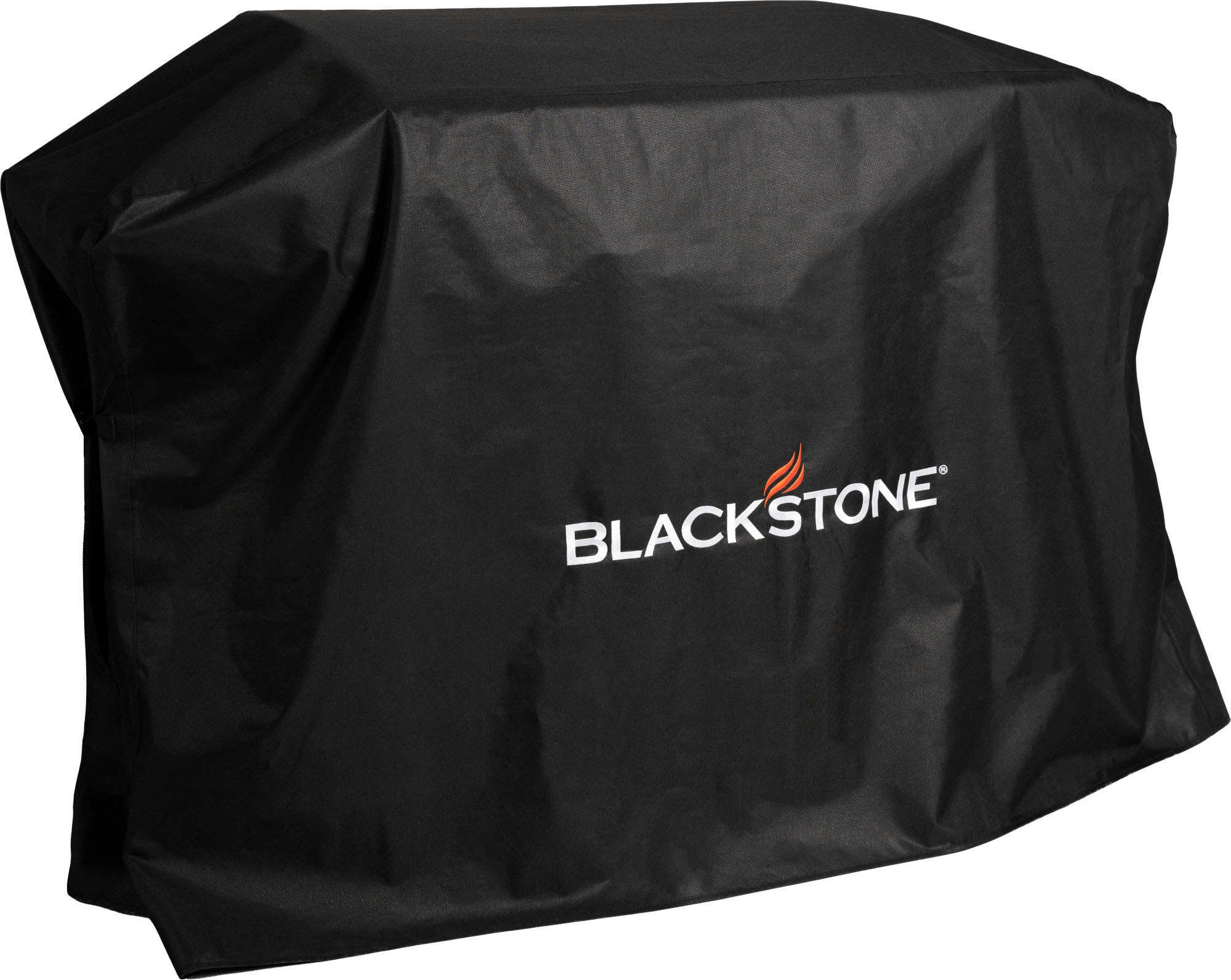 Angle View: Blackstone - 28 In. Outdoor Griddle Cover with Adjustable Straps - Black