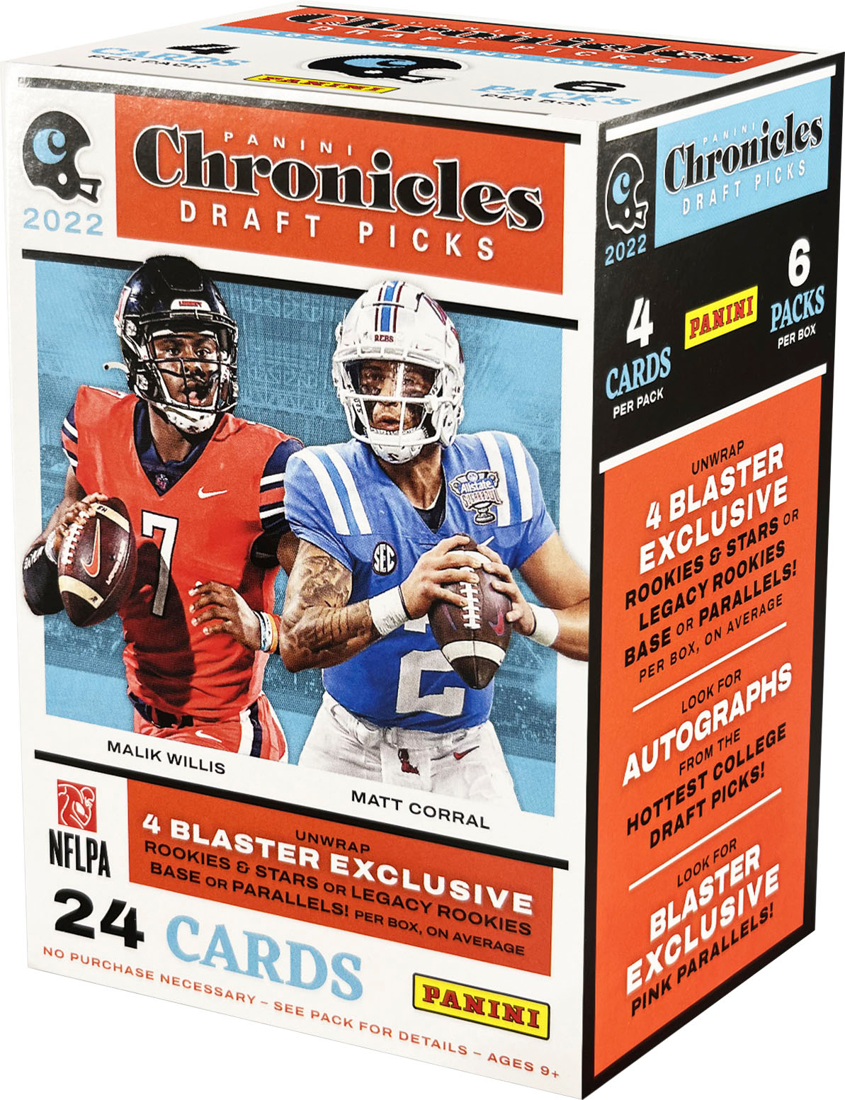 Best Buy College Football 2022 Chronicles Draft Picks Full Box 983750