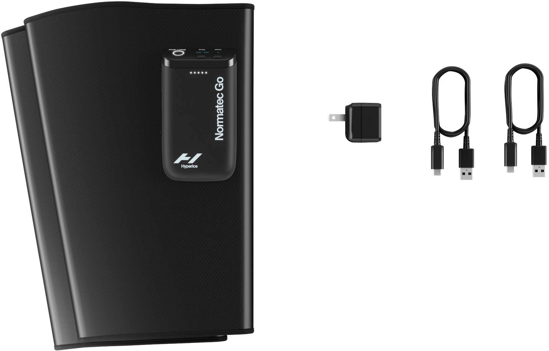 Angle. Hyperice - Normatec Go - Black.