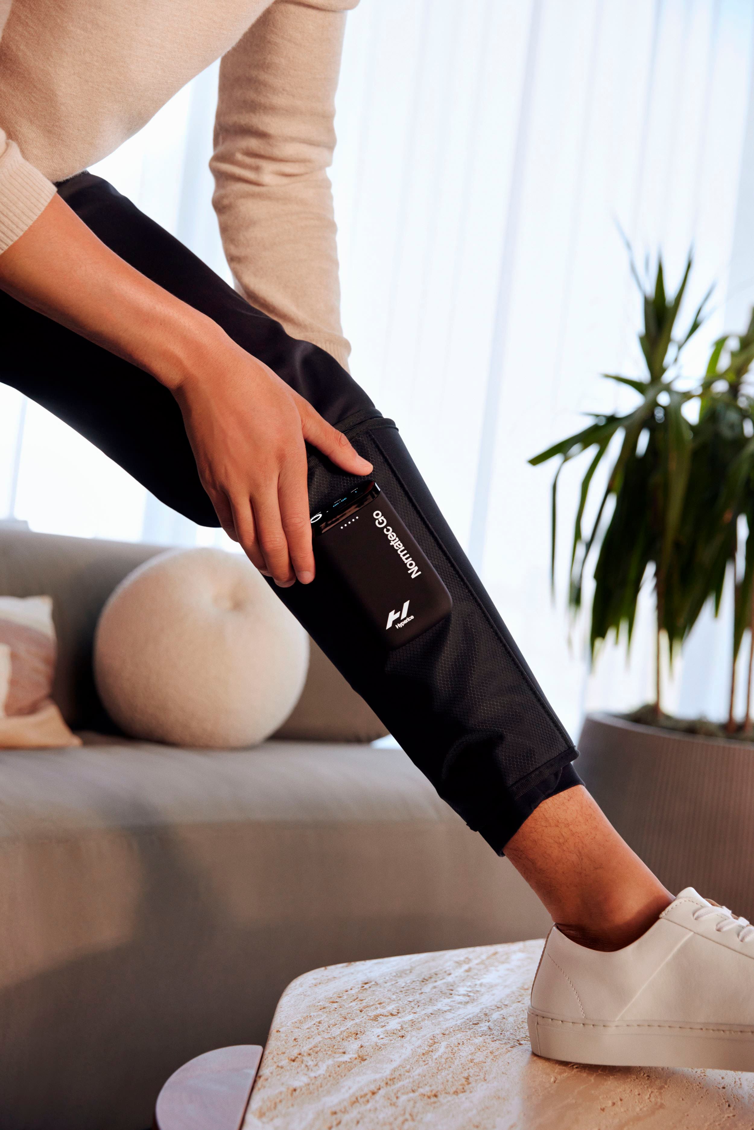 Alt View 14. Hyperice - Normatec Go - Black.