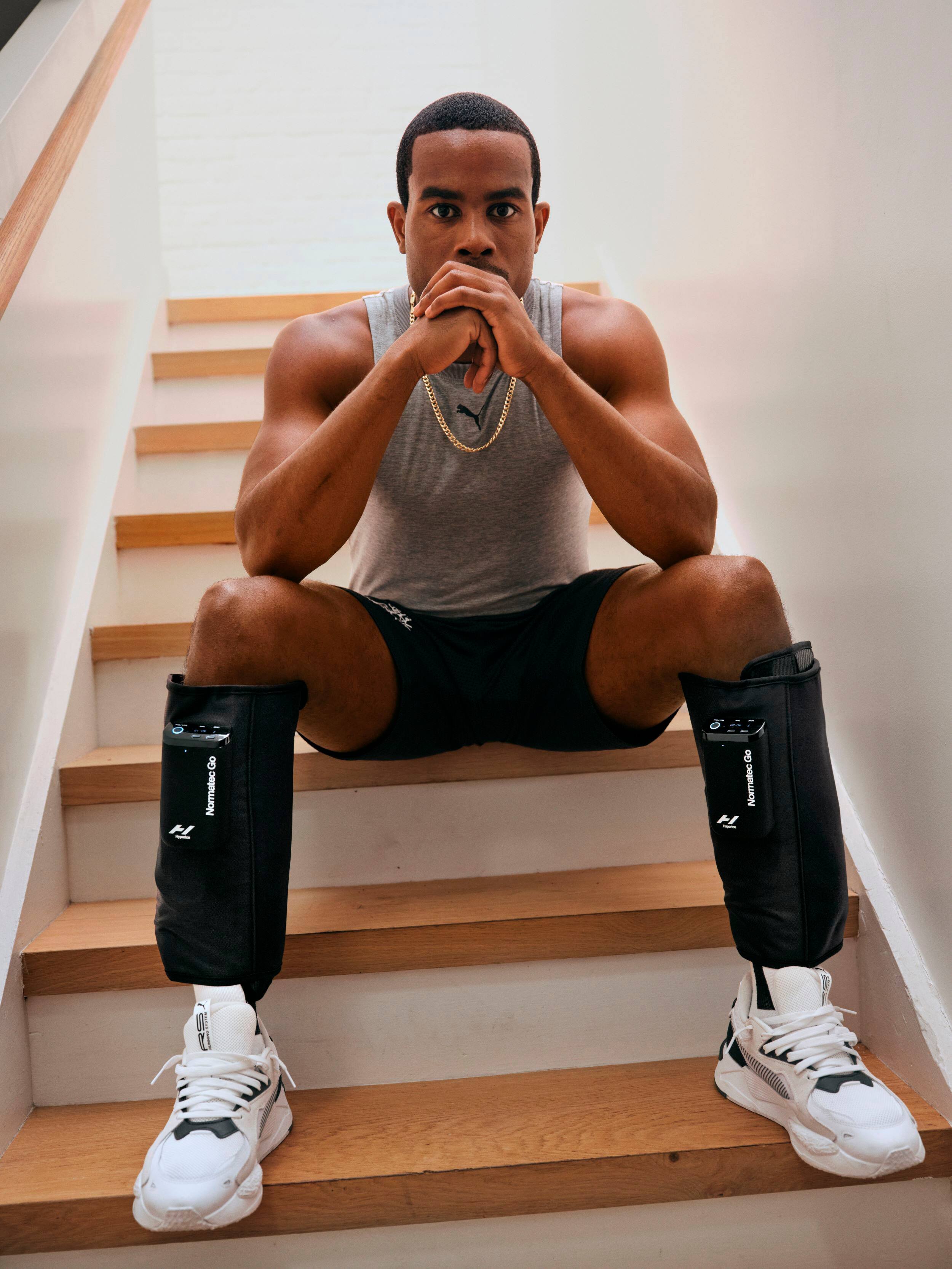 Alt View 26. Hyperice - Normatec Go - Black.