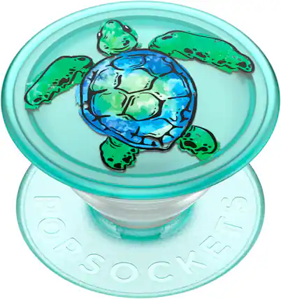 Front. PopSockets - PlantCore Cell Phone Grip & Stand - Tortuga.