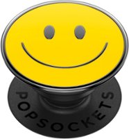 PopSockets - PopGrip Premium Cell Phone Grip & Stand - Enamel Be Happy - Front_Zoom