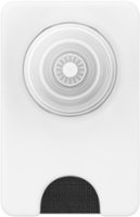 PopSockets - PopWallet+ for MagSafe Devices - White and Clear - Front_Zoom