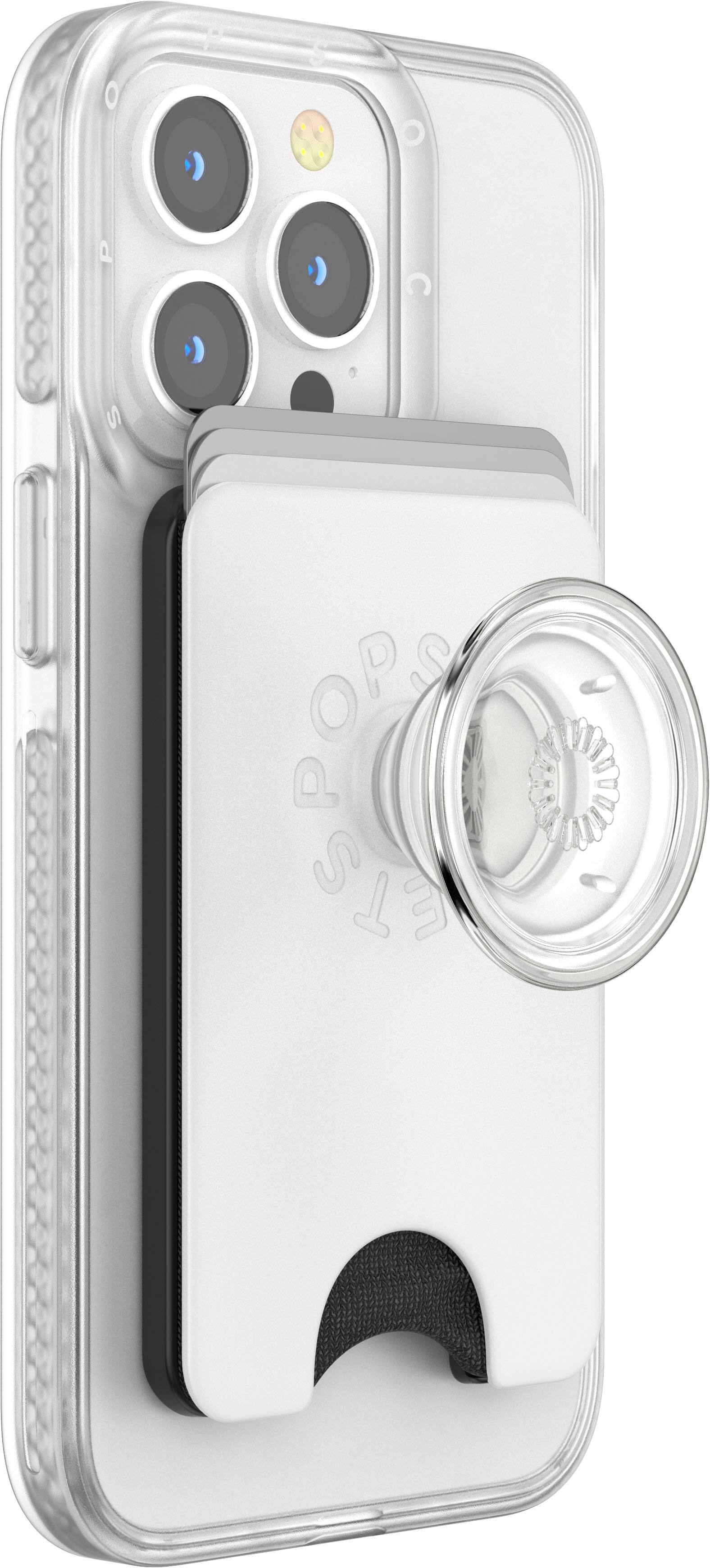 PopSocket PopGrip Magnétique - Design Arc Rose - Compatible MagSafe, Interchangeable