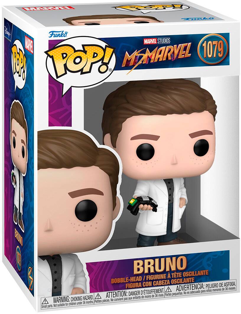 Angle. Funko - POP! Marvel: Ms. Marvel - Bruno.