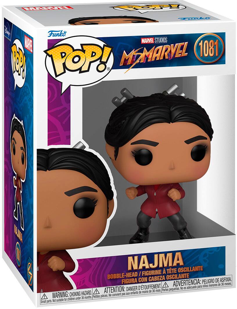Angle. Funko - POP! Marvel: Ms. Marvel - Najma.