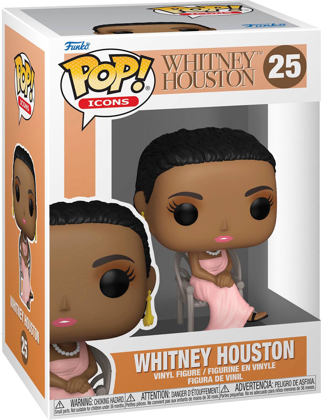 Angle View: Funko - POP Icons: Whitney Houston- Debut