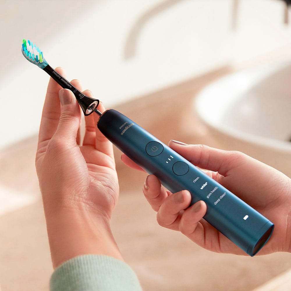 Alt View 17. Philips Sonicare - 9000 Special Edition Rechargeable Toothbrush - Blue/Black.