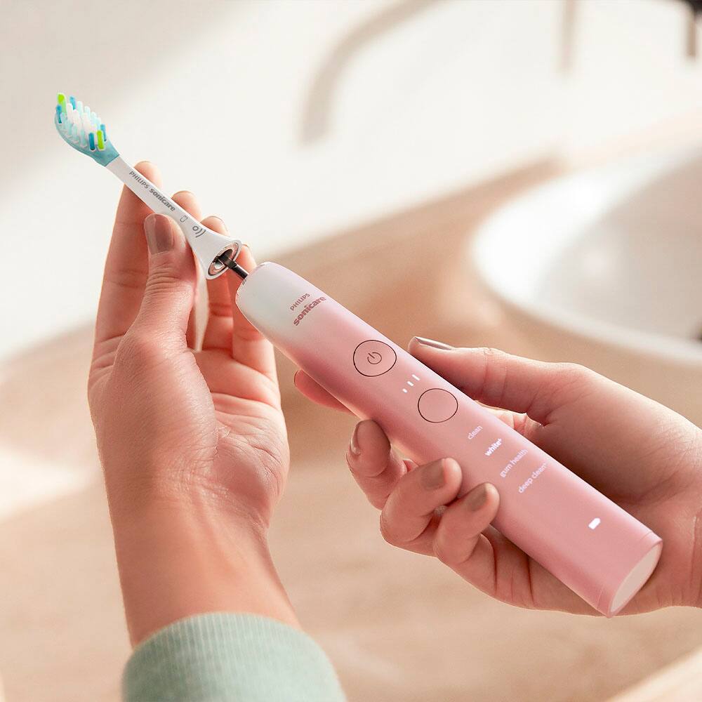 Alt View 18. Philips Sonicare - 9000 Special Edition Rechargeable Toothbrush - Pink/White.
