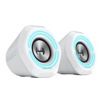 Edifier - G1000 2.0 Bluetooth Gaming Speakers with RGB Lighting (2-Piece) - White - Front_Zoom