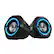 Alt View 11. Edifier - G1000 2.0 Bluetooth Gaming Speakers with RGB Lighting (2-Piece) - Black.