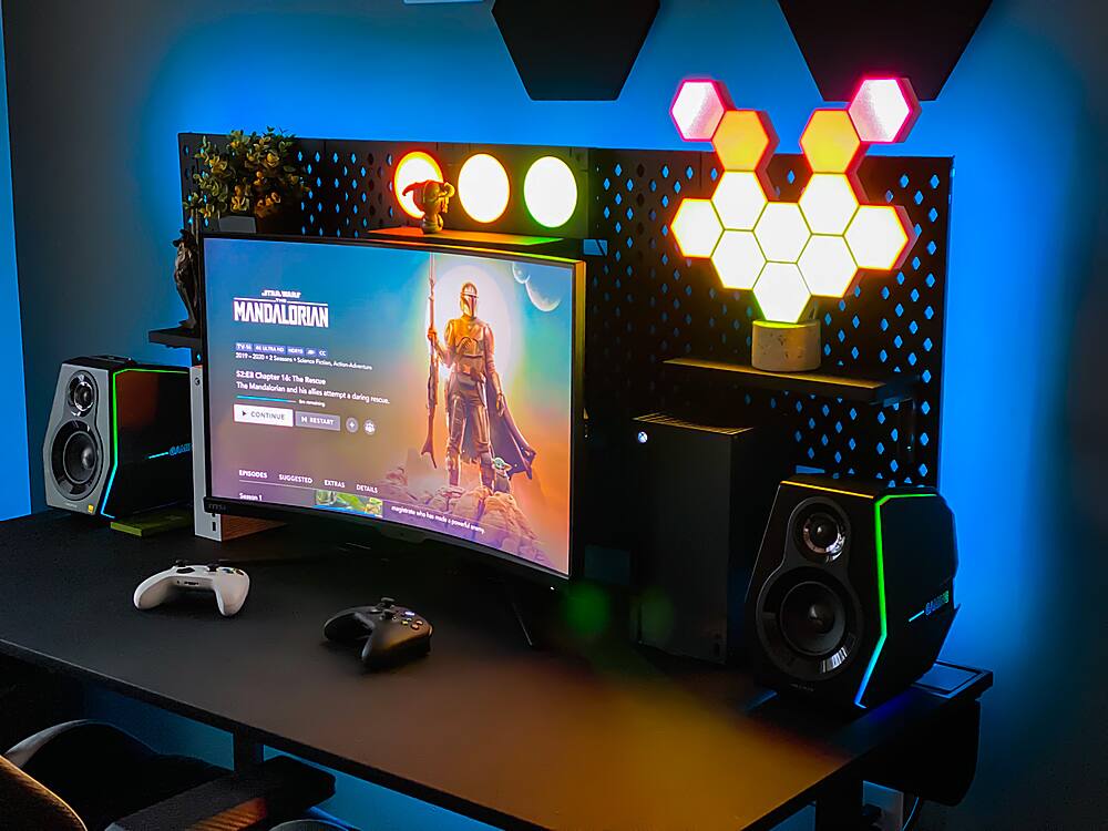 Alt View 20. Edifier - G5000 2.0 Bluetooth Gaming Speakers (2-Piece) - Black.