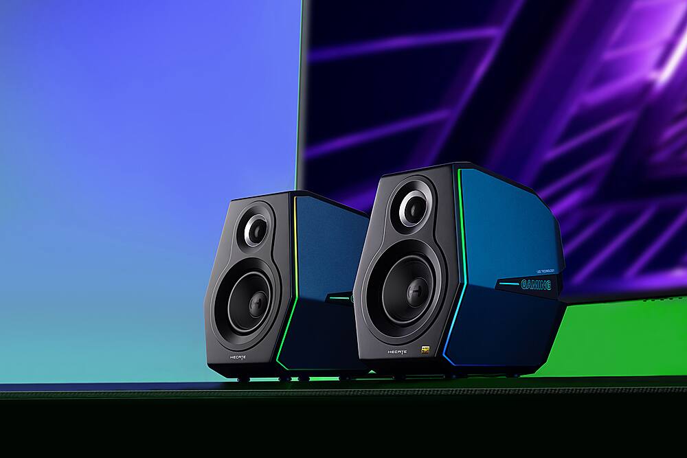 Alt View 22. Edifier - G5000 2.0 Bluetooth Gaming Speakers (2-Piece) - Black.