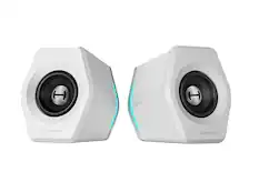Angle. Edifier - G2000 2.0 Bluetooth Gaming Speakers with RGB Lighting (2-Piece) - White.
