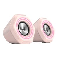 Edifier - G1000 2.0 Bluetooth Gaming Speakers (2-Piece) - Pink - Front_Zoom