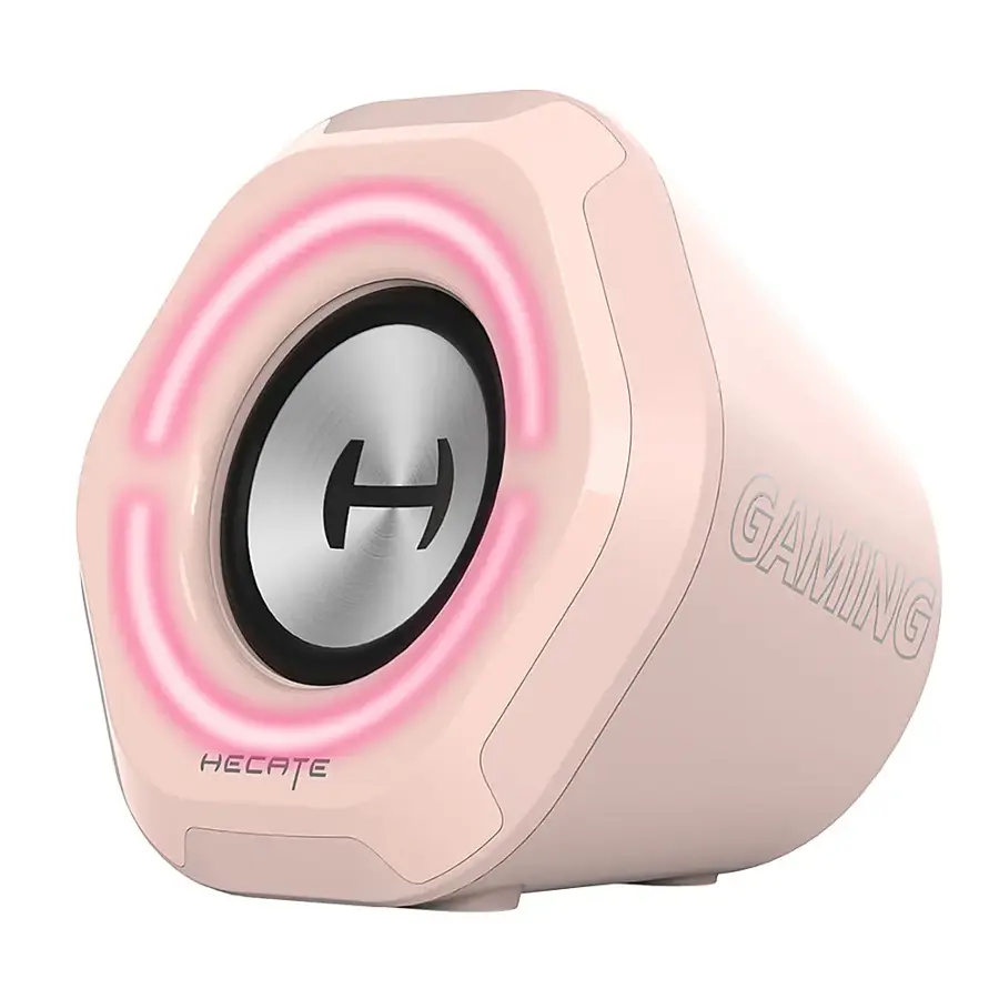 Alt View 11. Edifier - G1000 2.0 Bluetooth Gaming Speakers with RGB Lighting (2-Piece) - Pink.
