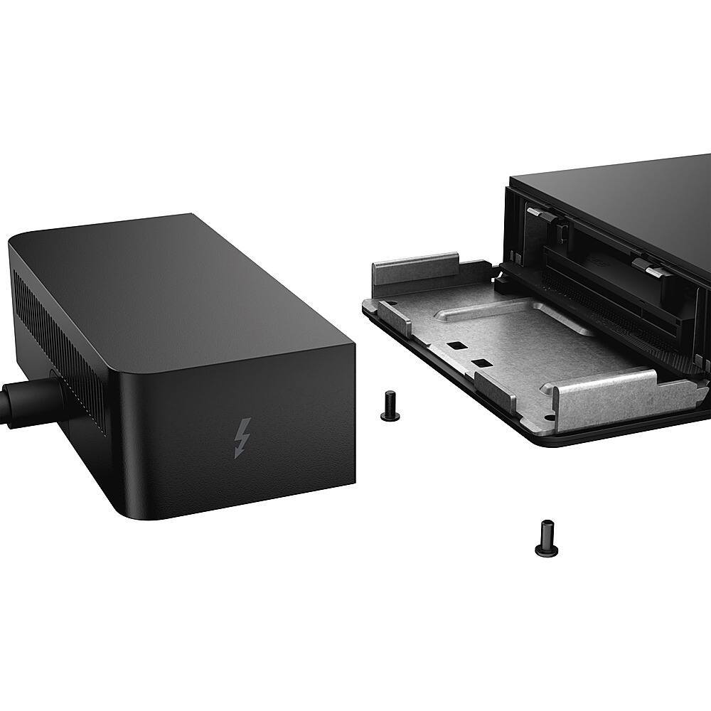 Alt View 22. Dell - WD22TB4 Thunderbolt 4 Docking Station - Black.