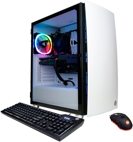 CyberPowerPC – Gamer Xtreme Gaming Desktop – Intel Core i5-11400F – 16GB Memory – NVIDIA GeForce RTX 2060 – 500GB SSD – White