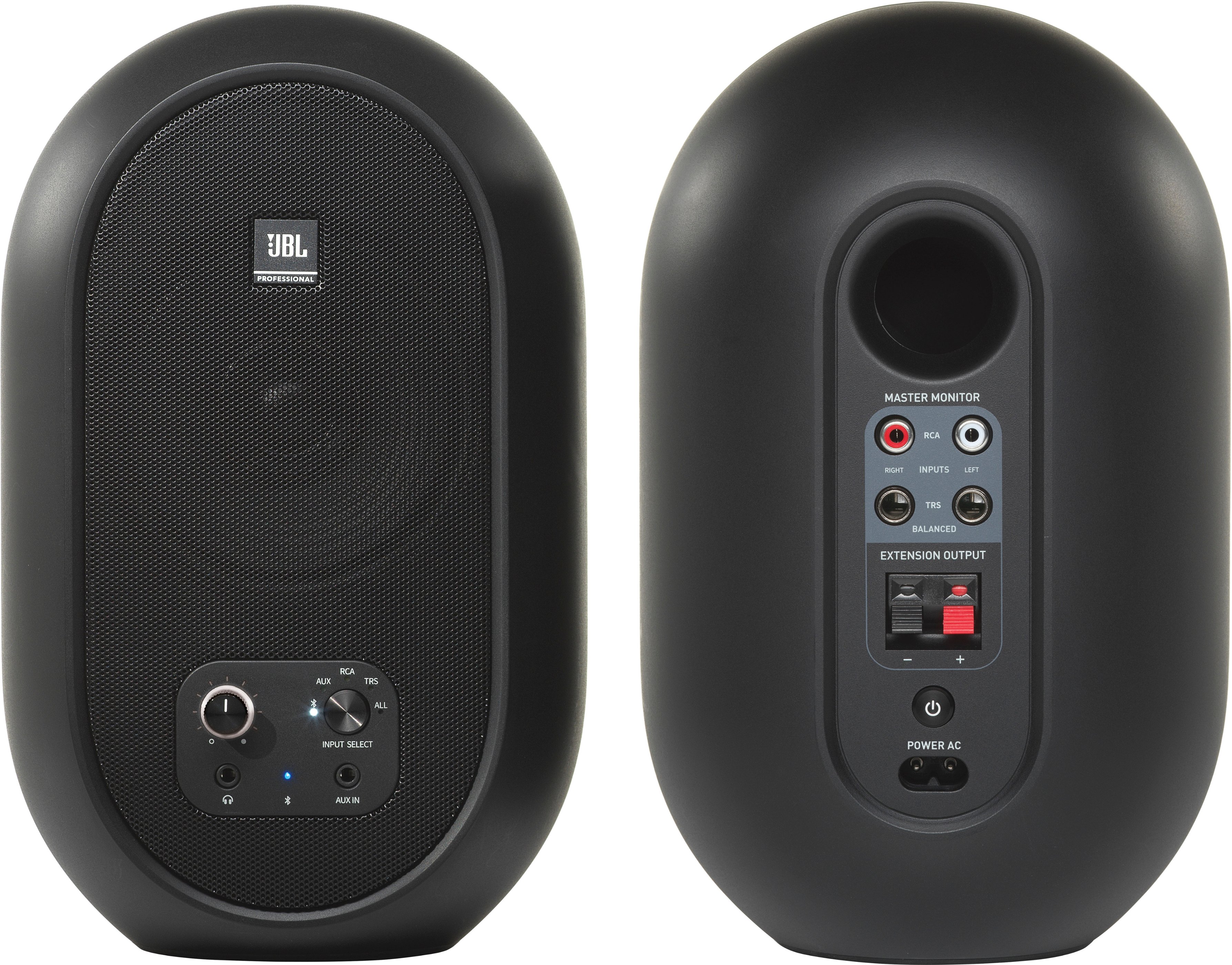 ventilator postkantoor Schipbreuk JBL 2.0 104BT Powered Desktop Multimedia Speakers with Bluetooth, AUX, RCA,  and TRS inputs. Black JBL104BT - Best Buy