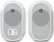 Front. JBL - 2.0 104BT Powered Desktop Multimedia Speakers with Bluetooth, AUX, RCA, and TRS inputs. - White.