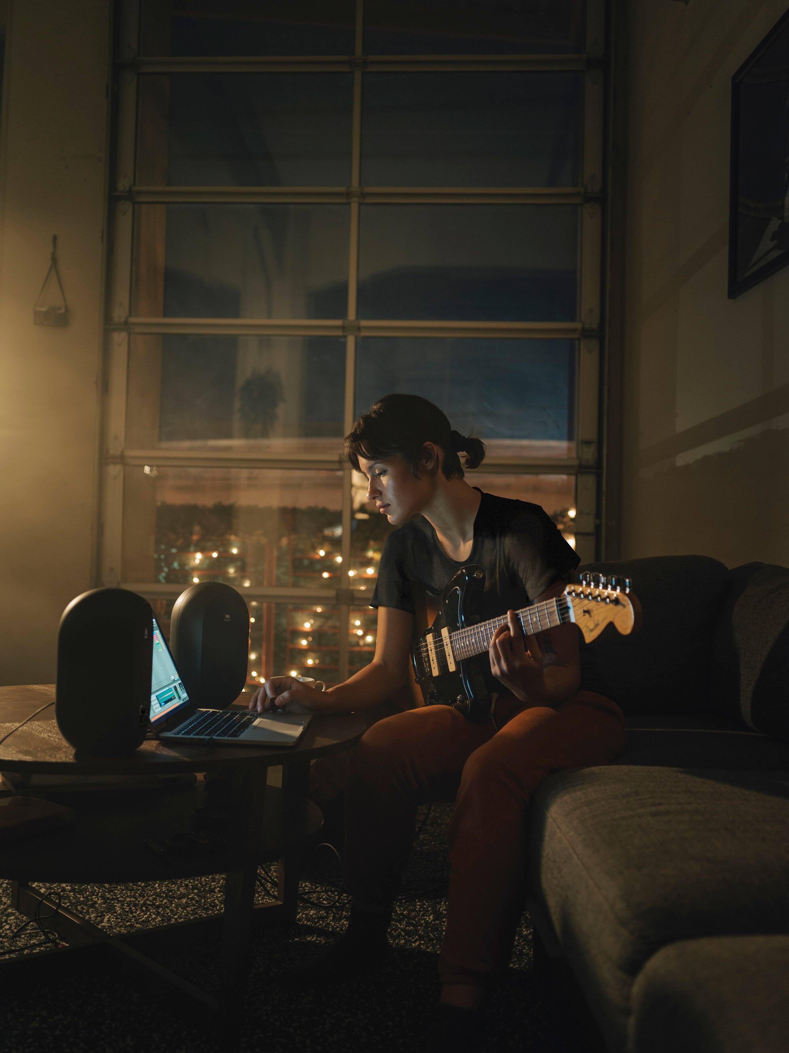 Alt View 13. JBL - 2.0 104BT Powered Desktop Multimedia Speakers with Bluetooth, AUX, RCA, and TRS inputs. - White.