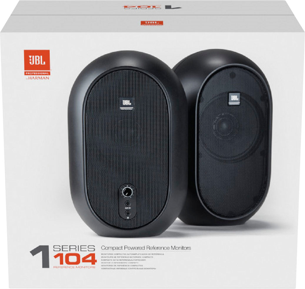 JBL 2.0 104BT Powered Desktop Multimedia Speakers with Bluetooth, AUX, RCA,  and TRS inputs. White JBL104BTW - Best Buy