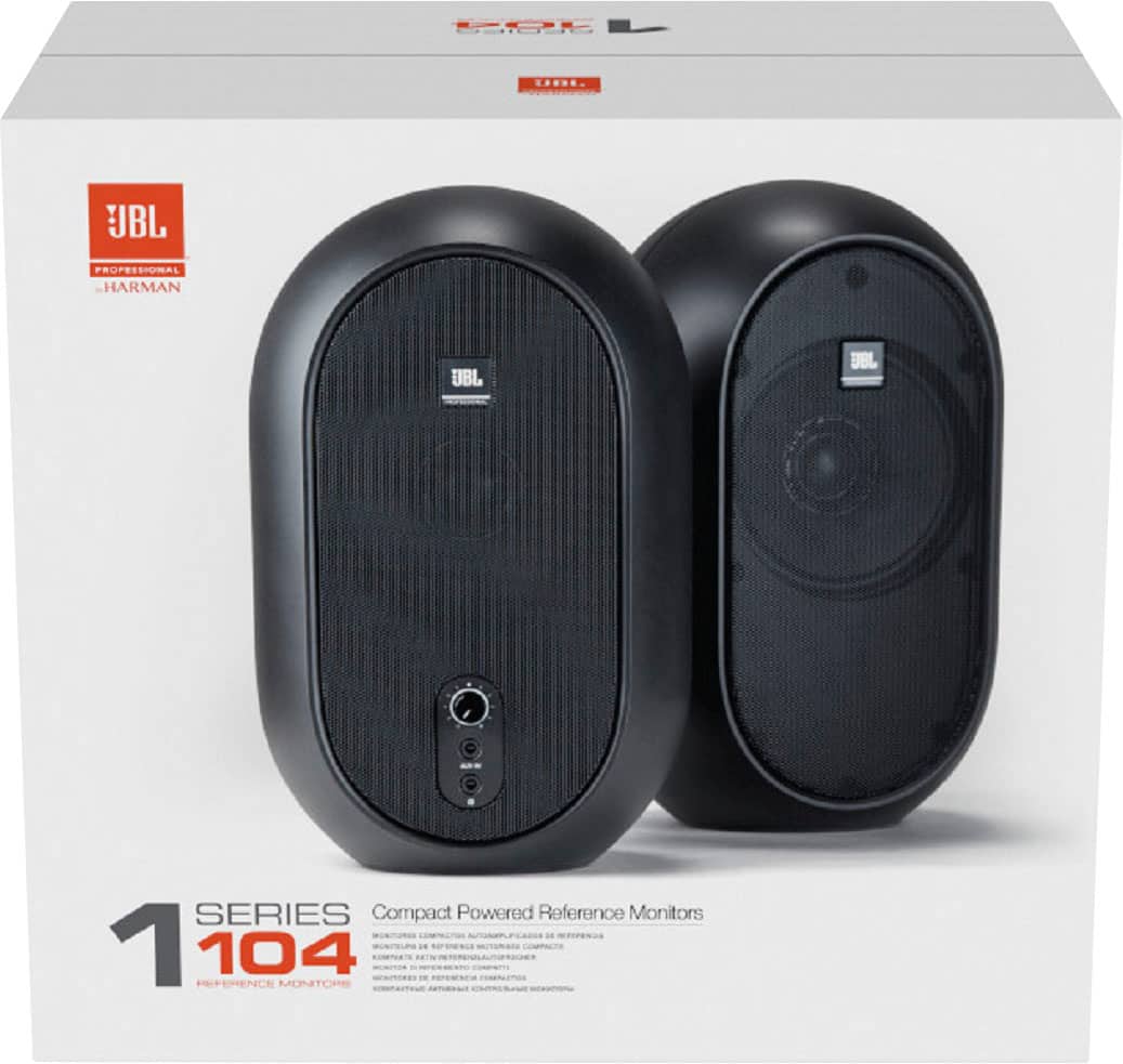 Alt View 14. JBL - 2.0 104BT Powered Desktop Multimedia Speakers with Bluetooth, AUX, RCA, and TRS inputs. - White.