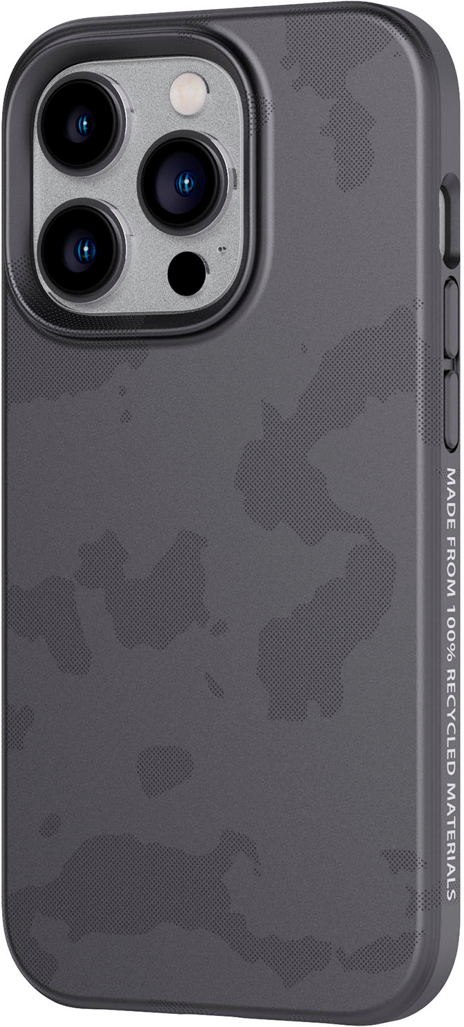 Angle View: Tech21 - Recovrd Case for Apple iPhone 14 Pro - Black