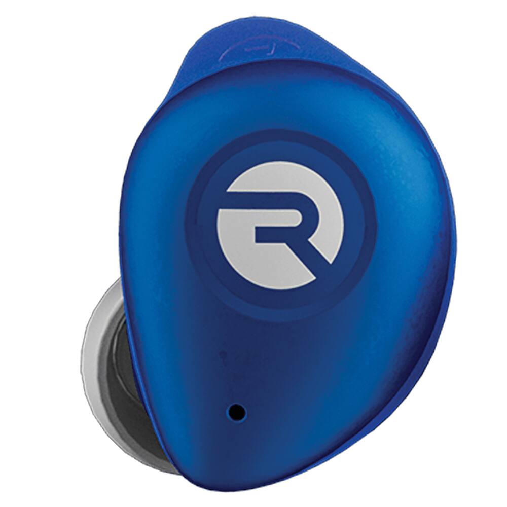 Alt View 11. Raycon - The Fitness In-Ear True Wireless Bluetooth Earbuds with Microphone and Charging Case - Electric Blue.