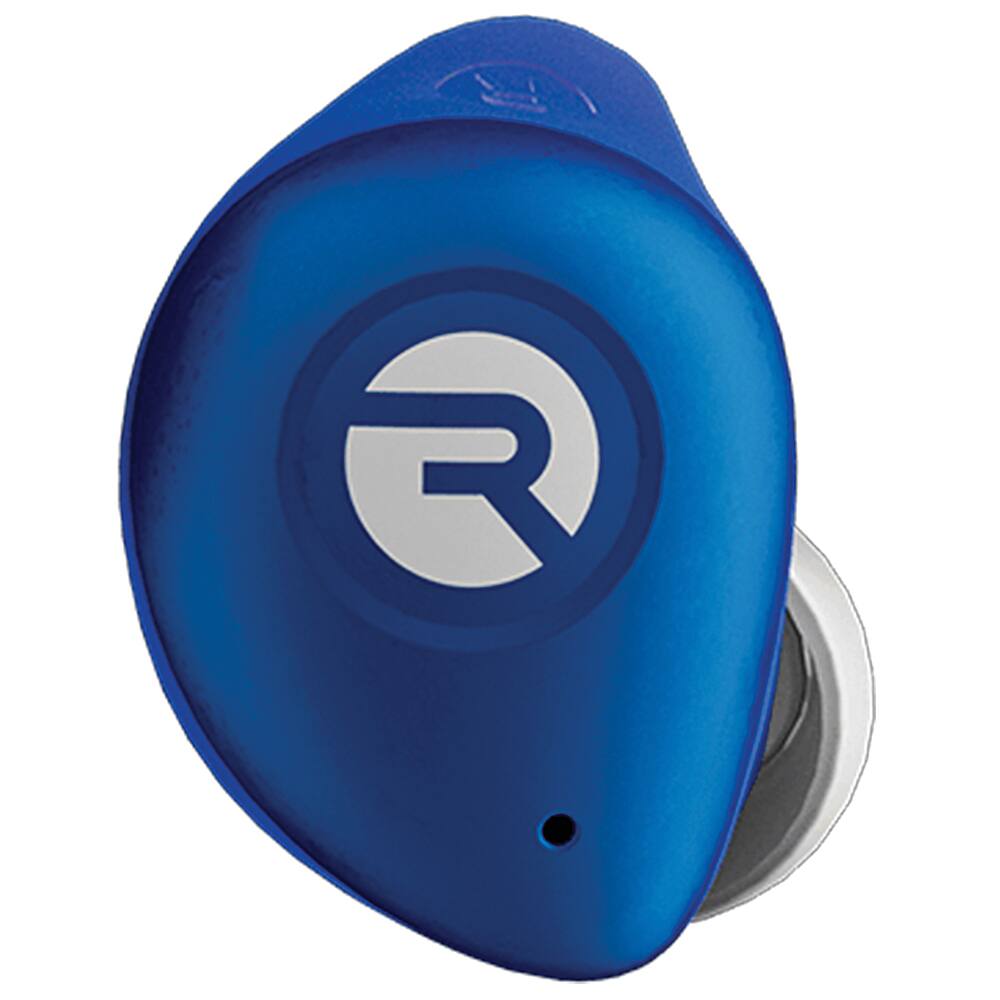 Alt View 12. Raycon - The Fitness In-Ear True Wireless Bluetooth Earbuds with Microphone and Charging Case - Electric Blue.
