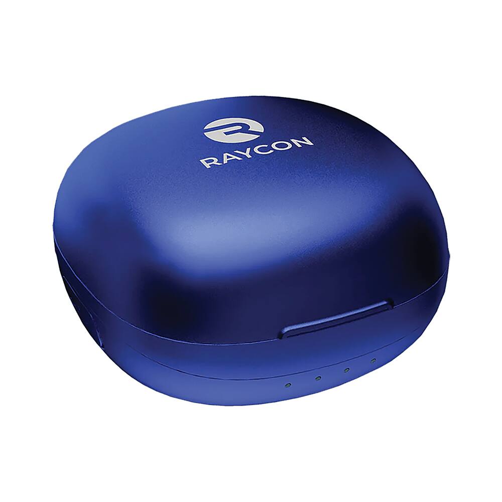 Alt View 13. Raycon - The Fitness In-Ear True Wireless Bluetooth Earbuds with Microphone and Charging Case - Electric Blue.