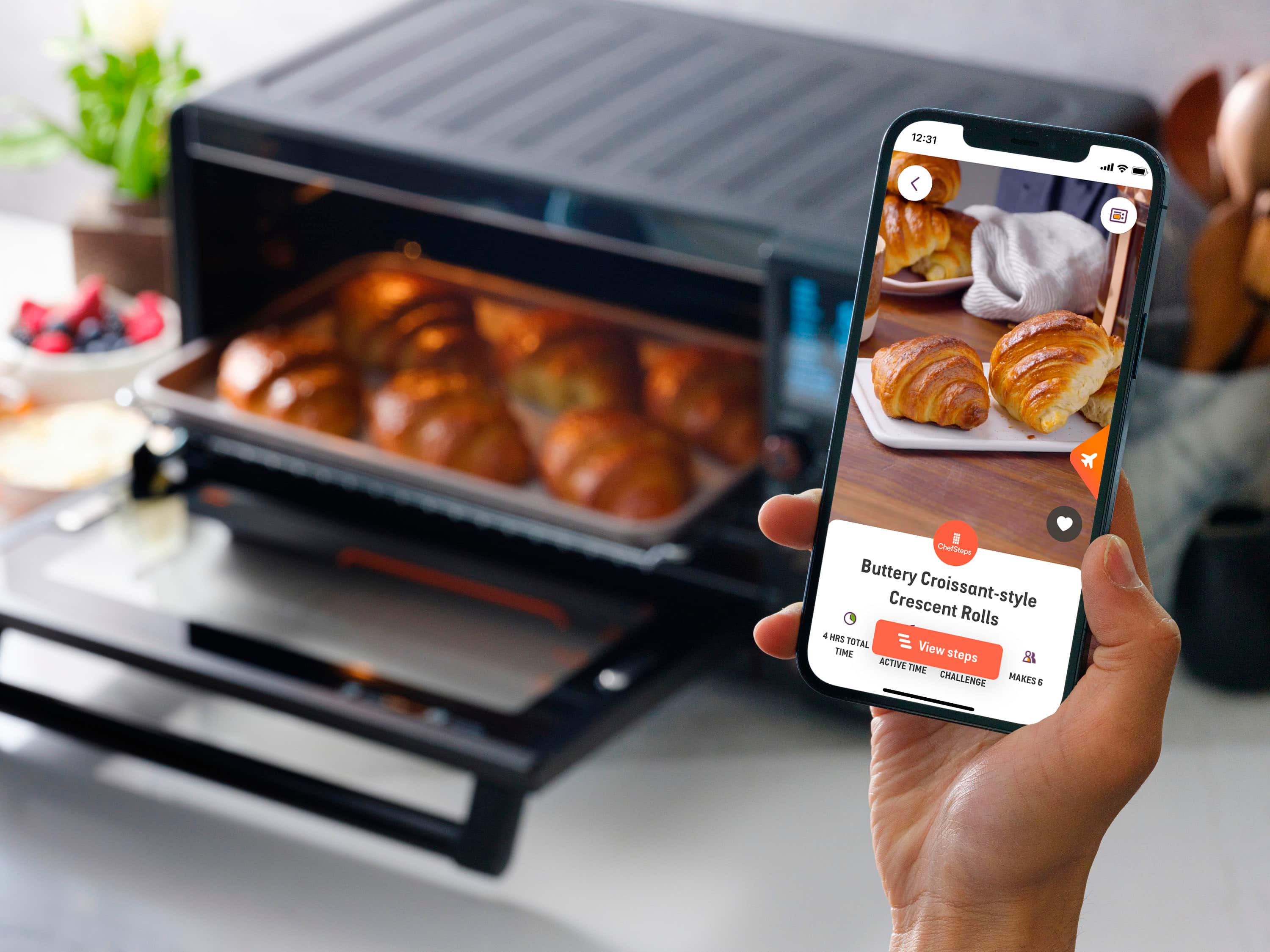 Alt View 11. Breville - Joule 1.0 Cubic Ft Oven Air Fryer Pro - Black Stainless Steel.