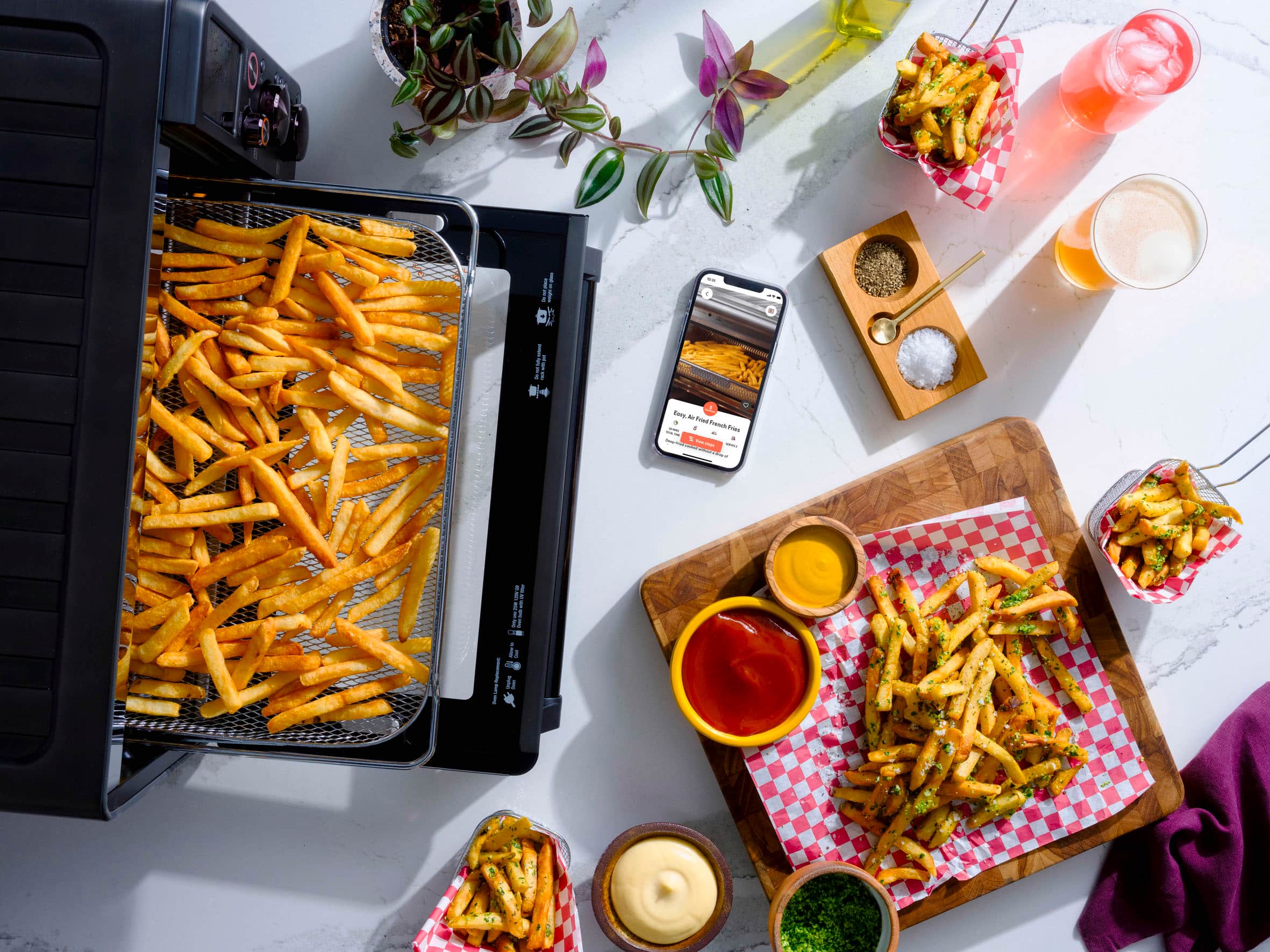 Alt View 12. Breville - Joule 1.0 Cubic Ft Oven Air Fryer Pro - Black Stainless Steel.