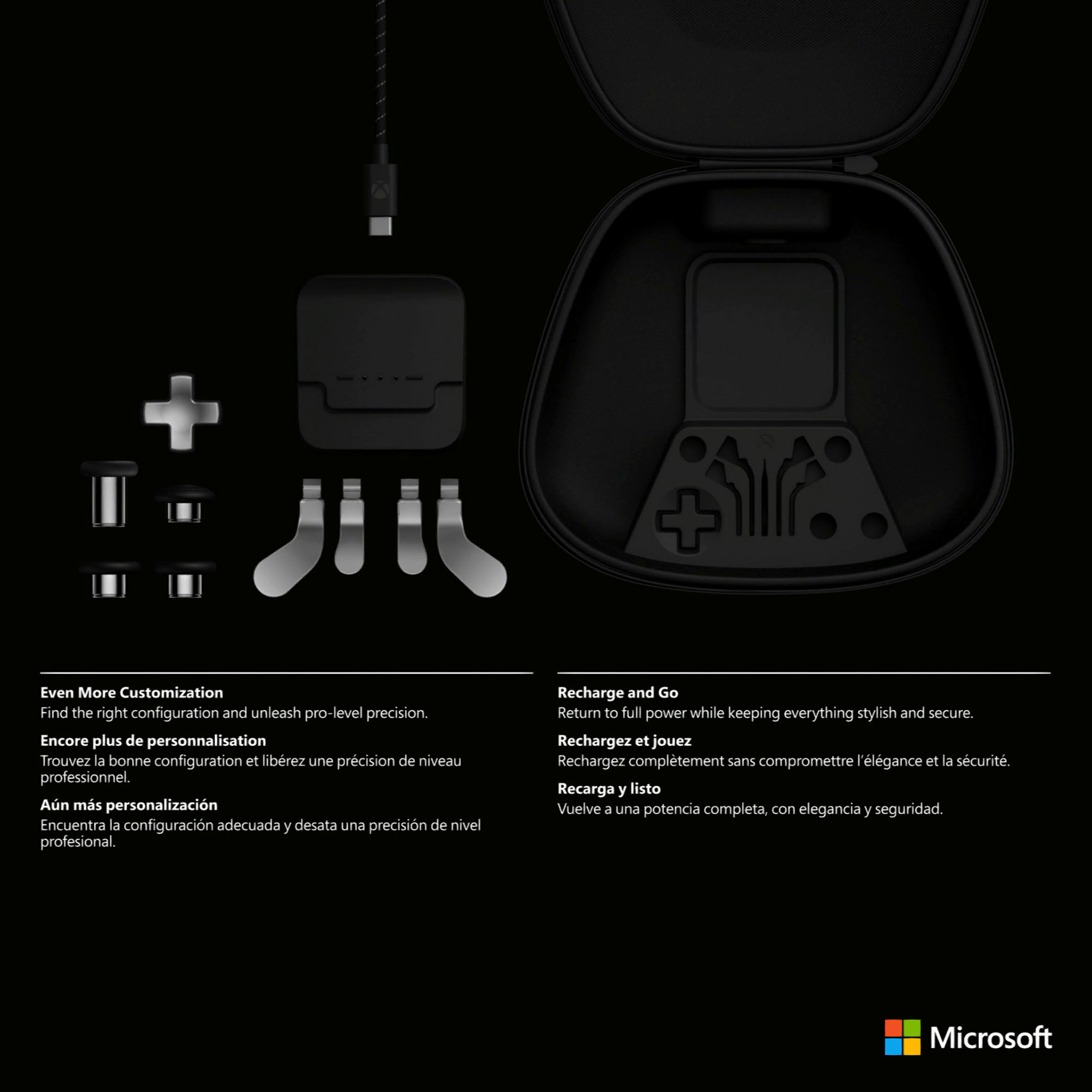 Microsoft Xbox Elite Series 2 Complete Component Pack Black 4Z1 
